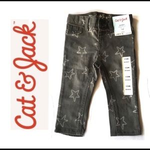 Cat & Jack Star Skinny Jeans, Size: various